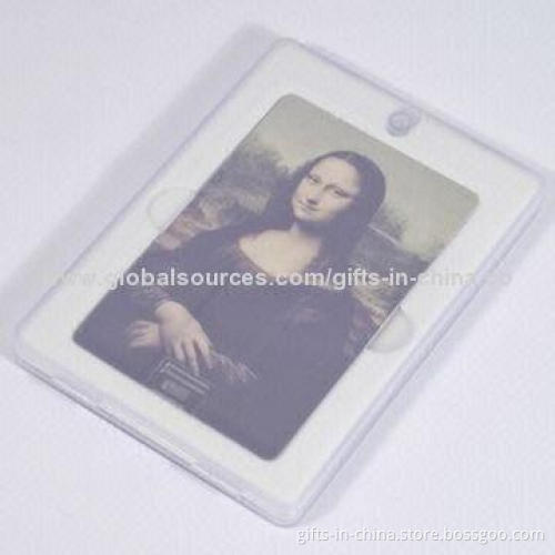 Card-shaped 64GB USB Flash Drive, Free Logo Cost, Uses Branded A Grade Microchips